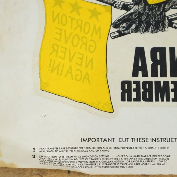 Vintage NRA Member Heat Transfer Decal for Shirts or Cloth 7.5in Wide - Picture 6 of 6